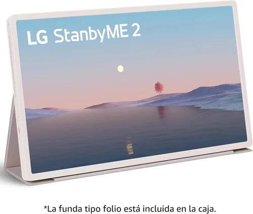 Miniatura 16 de LG StanbyME 2 de 27 pulgadas con cubierta de folio, pantalla táctil portátil, Dolby Vision, HDR10, modo cineasta, batería incorporada, rotación