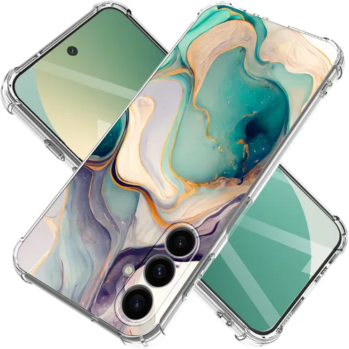 Miniatura 20 de para Samsung Galaxy a15 5G [Funda de Mármol Delgada]+[Anti-Caída Protectora] Fundas de Teléfono de TPU Suave y Elegantes para Mujeres de 6.5 Pulgadas