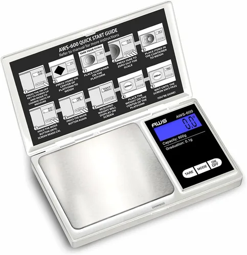 Miniatura 7 de Báscula digital de bolsillo de la serie, 21.16 oz x 0.00 oz, báscula digital de gramos a pequeña escala de alimentos, báscula de joyería, báscula