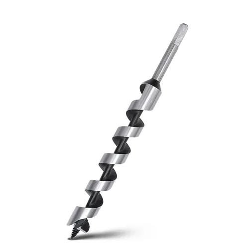 Miniatura 39 de Broca helicoidal de 0.94 x 11.8 pulgadas para madera, broca helicoidal con vástago hexagonal para madera blanda, madera dura, plástico
