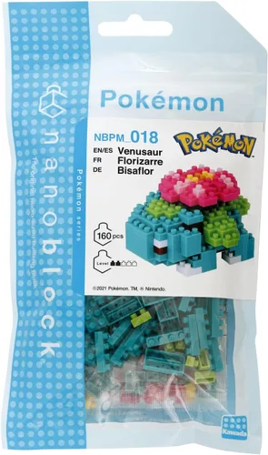 Miniatura 2 de Nanoblock - Venusaur [Pokémon], kit de construcción de la serie Pokémon