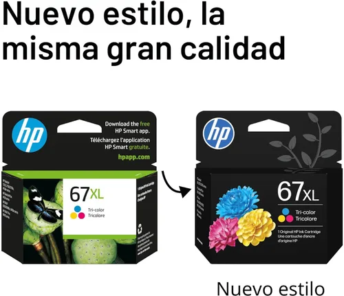 Miniatura 4 de HP 67XL Cartucho de tinta Funciona con HP ENVY 6000 Series, HP ENVY Pro 6400 Series, HP DeskJet 1255, 2700 Series, DeskJet Plus 4100 Series