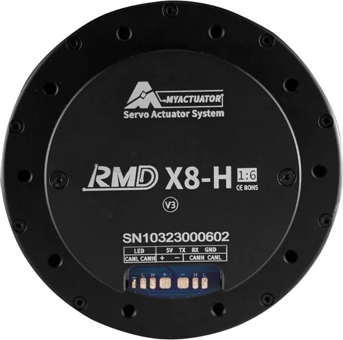 Miniatura 7 de MyActuator Sistema de servo actuador RMD-X10-P7-40-C-N Motor servo CC sin escobillas Codificador dual con controlador MCX500 de alto par para robot