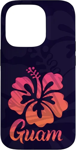 Miniatura 17 de iPhone 14 Pro Max Guam Hibiscus Flower Funda Hafa Adai Guamanian Island Pride