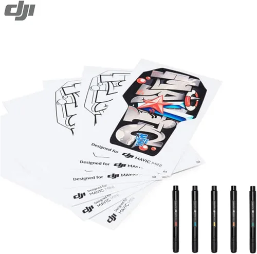 Miniatura 6 de Mavic Mini/Mini 2 DIY Kit creativo Accesorios Drone Mini Pegatina para DJI Mavic Mini/Mini 2 Pegatinas Set Dibujar a mano Piel para Drones Accesorios