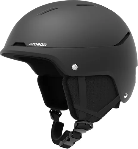 Miniatura 11 de Casco de esquí para mujeres y hombres, casco de snowboard certificado de seguridad con carcasa dura de ABS a prueba de golpes para adultos y jóvenes