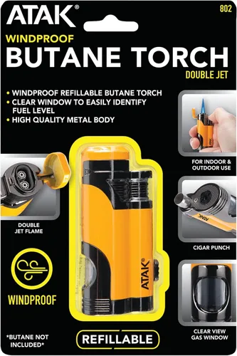 Miniatura 9 de Performance Tool 802 Antorcha de doble llama - Linterna de butano versátil y duradera para soldadura, soldadura y más