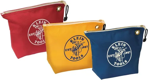 Miniatura 9 de Klein Tools - Bolsa de lona con cremallera, organizador de almacenamiento para bolsa de herramientas