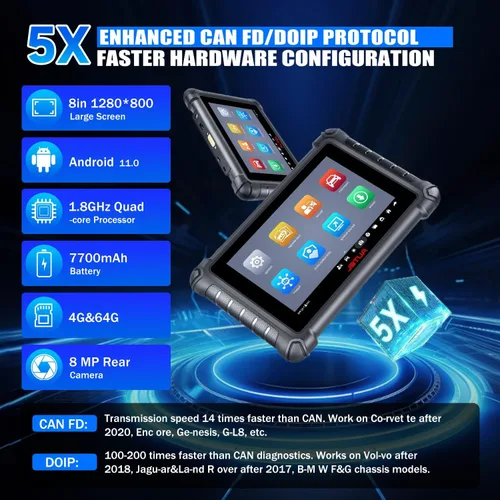 Miniatura 7 de Autel MaxiCheck MX900 escáner funciona como MK900 MK900BT mejor que MX808 MX808S MK808 MK808S MK808S MK808BT MS906 para más de 10000 vehículos, más