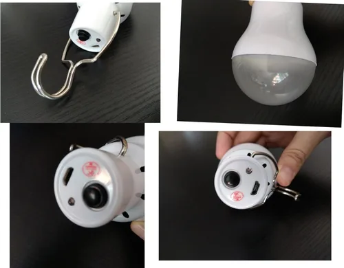 Miniatura 2 de lámpara solar, foco de luz LED portátil, lámpara de luz LED portátil solar, recargable. Lámpara para el hogar, interior, exterior, emergencia