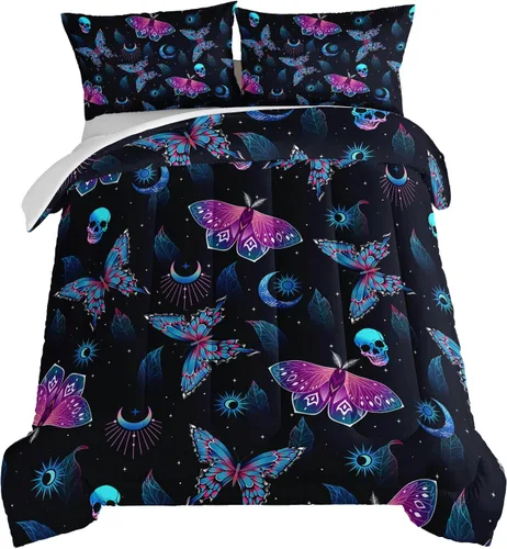 Miniatura 20 de HOSIMA Juego de edredón individual de Axolotl, ropa de cama linda con animales, decoración de habitación para niñas adolescentes, té de leche