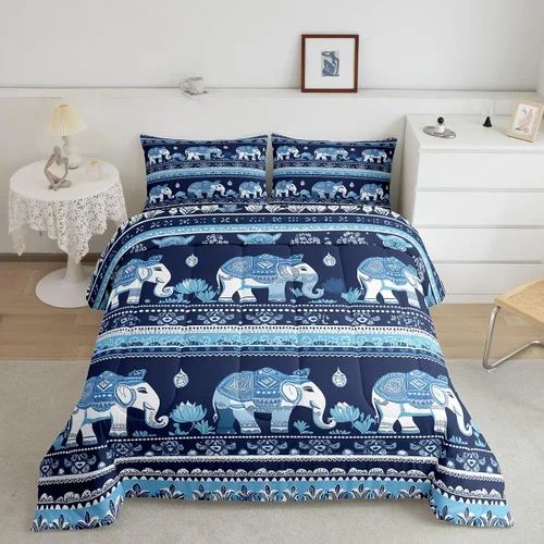 Miniatura 15 de Juego de ropa de cama de hurón tamaño individual para niños, diseño de dibujos animados de hurones para niños, bonito edredón acolchado de animales