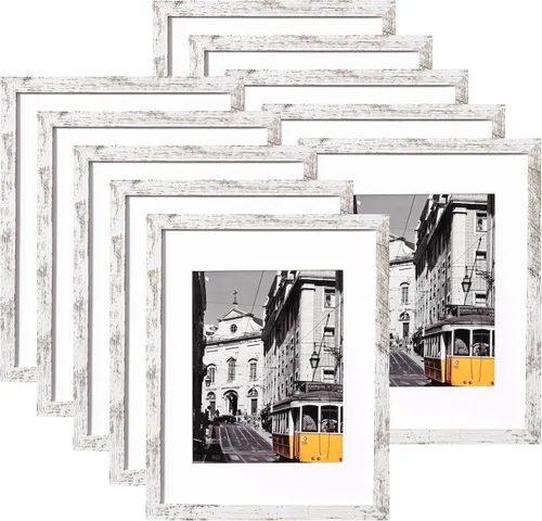 Miniatura 21 de eletecpro - Juego de 10 marcos de fotos de 5 x 7 pulgadas, collage de marcos de fotos para decoración de pared, muestra fotos de 4 x 6