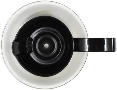 Miniatura 3 de TrueCraftware - Decantador de café de 64 onzas con base de acero inoxidable, cuerpo de policarbonato con mango de plástico negro, grado comercial