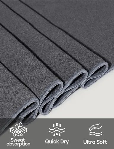Miniatura 2 de Heathyoga Toalla de Esterilla de Yoga Antideslizante para Yoga Caliente con Agarre de Silicona y Botella de Spray Gratis, 72"X26" Extra Grande