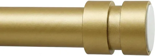 Miniatura 12 de BRIOFOX Barra de cortina de tensión ajustable de 24 a 50 pulgadas (2-4.1 pies), barra de cortina de ducha de tensión de resorte negro para ventana