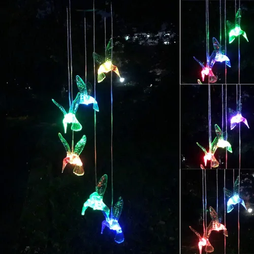 Miniatura 5 de Campanillas solares de colibrí, regalos de cumpleaños únicos para mujeres/mamá/abuela, mejores ideas de jardinería