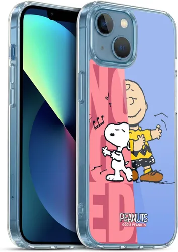 Miniatura 211 de Head Case Designs Funda de gel con licencia oficial de Peanuts Snoopy & Woodstock Halfs and Laughs [protección de grado militar] compatible