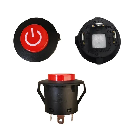 2 piezas de repuesto para interruptor de botón de encendido, piezas de repuesto para niños, juguete de juguete, ruedas eléctricas, pieza de repuesto