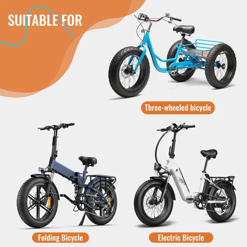 Miniatura 7 de MOHEGIA Neumático para Bicicleta Eléctrica de Llanta Ancha: 20x4.0/26x4.0 Pulgadas, Neumático de Reemplazo para Bicicleta de Montaña Eléctrica