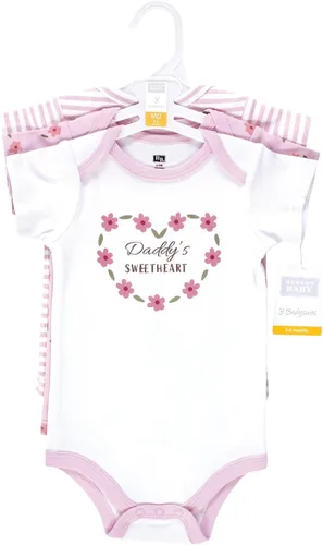 Miniatura 412 de Hudson Baby baby-girls Cotton Bodysuits 3-pack