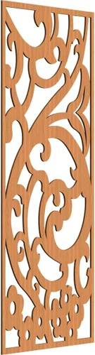 Miniatura 154 de Bridgewater - Paneles de pared decorativos de madera con calado, 9 3/8 pulgadas de ancho x 24 3/8 pulgadas de alto x 1/4 de alto, nogal