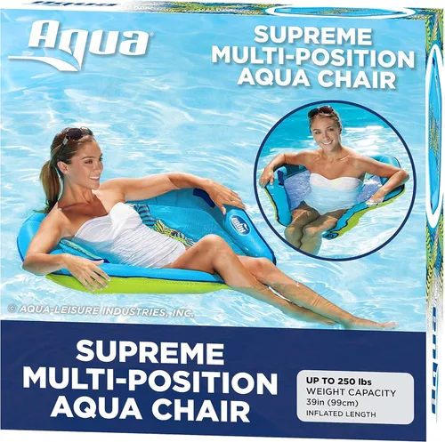 Miniatura 5 de Aqua Original Monterey - Hamaca flotante 4 en 1 para piscina y hamaca de agua, multiusos, inflable para adultos, material patentado de PVC grueso