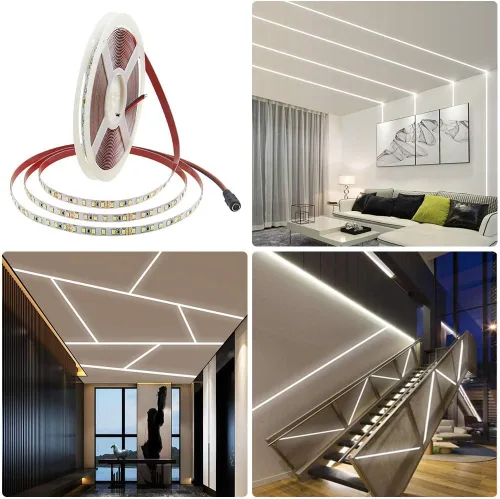 Miniatura 6 de ALITOVE Tiras de Luces LED Blancas Luz de Día 6000K 32.8ft 1200LEDs 2835SMD 24V 120W 21600LM Ultra-brillantes Luces LED Flexibles en Cuerda