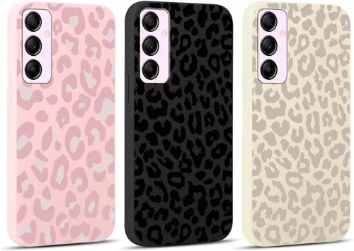 Miniatura 40 de 2 Pack Funda con lindo estampado de chita para Samsung Galaxy S22 Ultra 5G de 6.8", Fundas con patrón de leopardo de lujo, diseño de silicona suave