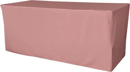 Miniatura 14 de LA Linen Mantel ajustable de popelina de poliéster, 96.2 in de largo x 30.0 in de ancho x 76.2