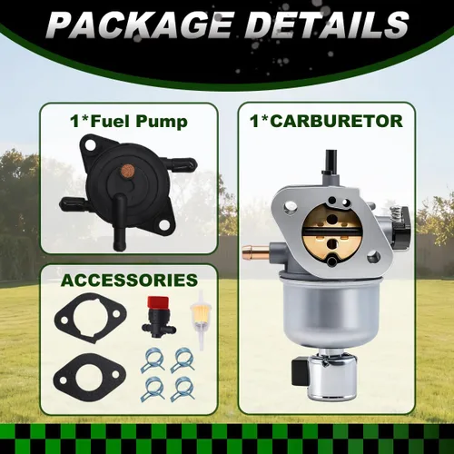 Miniatura 5 de Carburador 15003-7081 con bomba de combustible apto para motores Kawasaki FH580V FH541V 19Hp de 4 ciclos que reemplaza #15004-7056 15003-7102