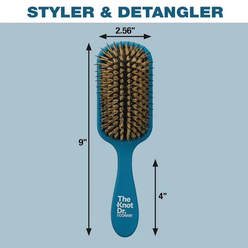 Miniatura 5 de The Knot Dr. for Conair Pro Style Booster Porcupine Cushion Cepillo para el cabello