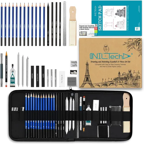 Miniatura 8 de Juego de lápices NILTECH Gris grafito