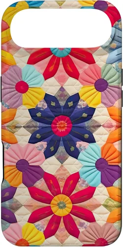 Miniatura 27 de Quilting Flower Blooms Quilt Pattern Case for iPhone 17