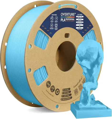 Miniatura 11 de Overture PLA Plus (PLA+) Filamento de 1/16 pulgadas, dureza mejorada con rollo PLA, con superficie de construcción 3D de 7.87 × 7.87 pulgadas, PLA