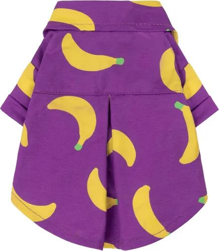 Miniatura 12 de Fitwarm Camisa hawaiana para perro con aguacate, ropa divertida de verano para perros pequeños, niños y niñas, acogedor atuendo con cuello