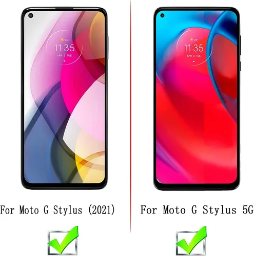 Miniatura 2 de Paquete de 4 protectores de pantalla compatibles con Motorola Moto G Stylus 5G/Moto G Stylus (2021), vidrio templado