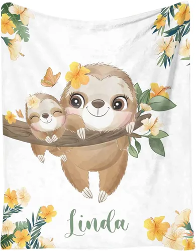 Miniatura 24 de Artsadd Mantas personalizadas con nombre para bebés niños y niñas, mantas de bebé personalizadas con nombre, manta personalizada para niños