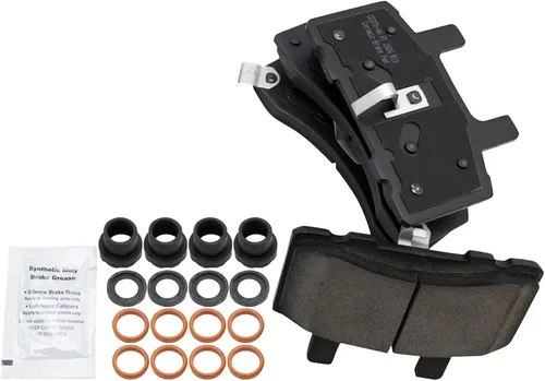 Miniatura 4 de TRQ Kit de pastillas de freno delantero y rotor, kit químico de freno, pastillas de freno de cerámica compatible con Chevrolet K1500 Suburban