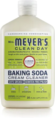 Miniatura 10 de MRS. MEYER'S CLEAN DAY Limpiador en crema de bicarbonato de sodio, corta la grasa, pulido sin arañazos, flor de manzano, 16 Fl Oz, paquete de 1