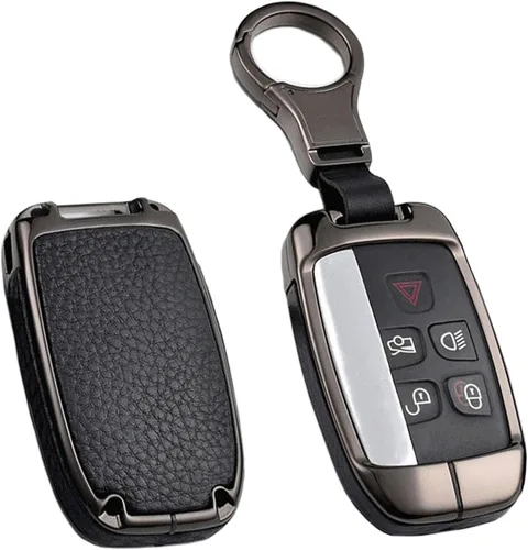 Miniatura 10 de SANRILY Funda protectora para llaves Land Rover LR4 para Range Rover Discovery Sport sin llave, cubierta protectora para Jaguar XF, color azul