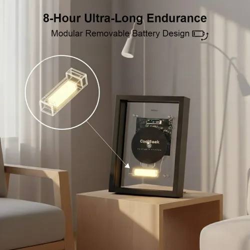 Miniatura 2 de Reproductor de CD vertical M1 para pared y escritorio, decoración de arte industrial transparente, transmisor Bluetooth de alta fidelidad