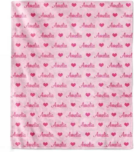 Miniatura 12 de Novgarden Mantas de Bebé Personalizadas para Niñas Adolescentes, Manta Personalizada con Nombre de Franela, Manta de Tiro para Niños, Artículos