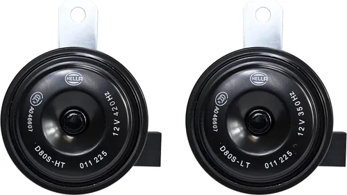 Miniatura 2 de HELLA 011225891 Kit de bocina de disco BX negro 3.031 in 12V (Honda)