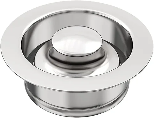 Miniatura 9 de Brida de Fregadero para Triturador de Basura, Tapón Universal de Brida de Acero Inoxidable que se Ajusta a Aberturas de Drenaje de Fregadero Negro