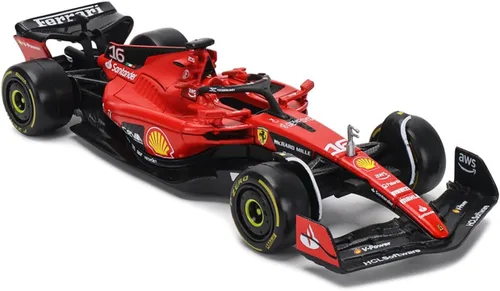 Miniatura 3 de HTLNUZD 2023 1/43 SF23 #16 Coche de carreras de aleación para Scuderia Ferrari 1:43 SF23 Leclerc Signature Die Cast Adultos Modelo Coche Exhibición
