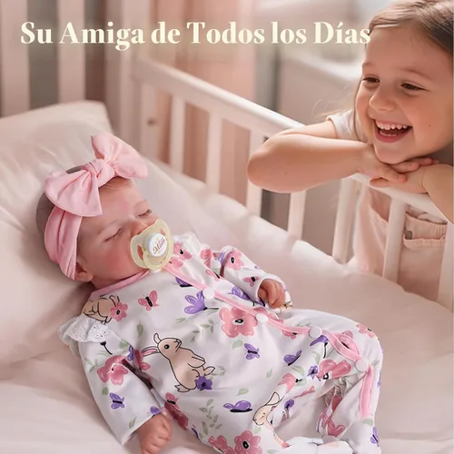 Miniatura 6 de BABESIDE Muñecas de bebé Reborn de 20 pulgadas, muñeca de bebé recién nacida realista con cuerpo posable, muñeca de bebé realista con accesorios
