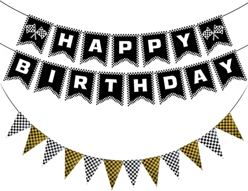 Miniatura 20 de Cartel de feliz cumpleaños para decoraciones de fiesta de cumpleaños (aguamarina)