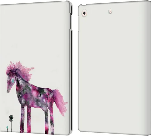 Miniatura 20 de Head Case Designs Wyanne - Funda de piel con licencia oficial de Wyanne Blue Watercolour Bear Animals 2, compatible con Apple iPad 10.2