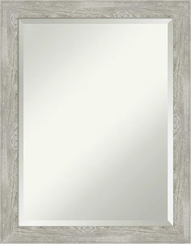 Amanti Art - Espejo de tocador con marco, para montar en la pared del baño